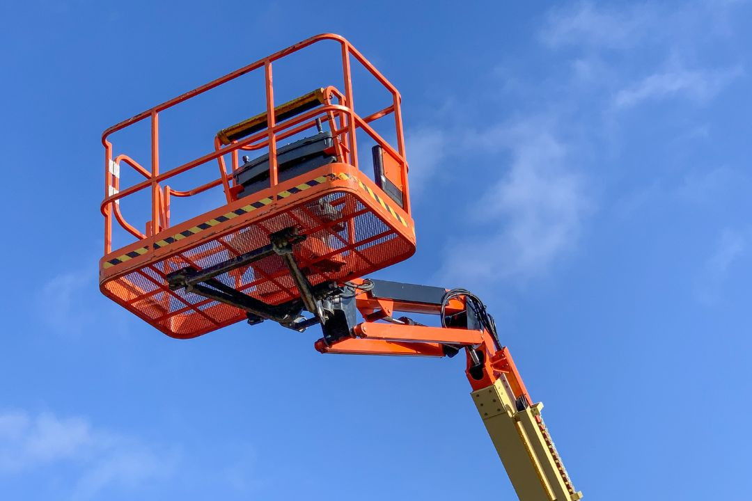 What is the cherry picker rule - cherry picker in the air with a blue sky